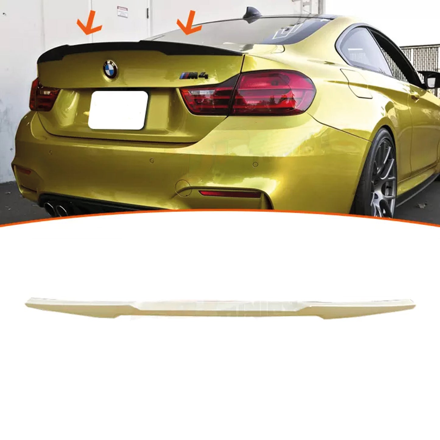 Aileron arrière pour F32 / F32 Lci Coupé Série M4 2014 2020 Plastique ABS