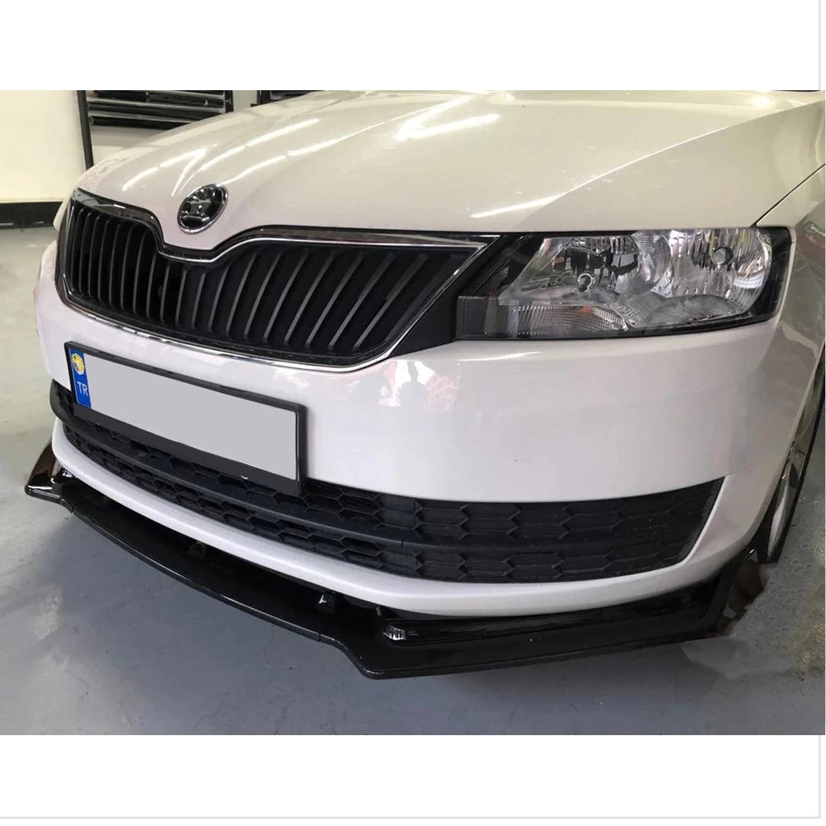 For Volkswagen VW Polo 2009-2017 3Pcs Front Bumper Lip All Cars Universal Model AutoVision