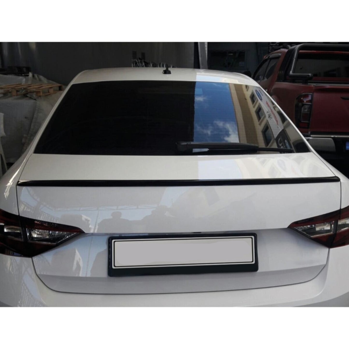 Aileron arrière pour Skoda Super B 2015 2019 en plastique dur ABS