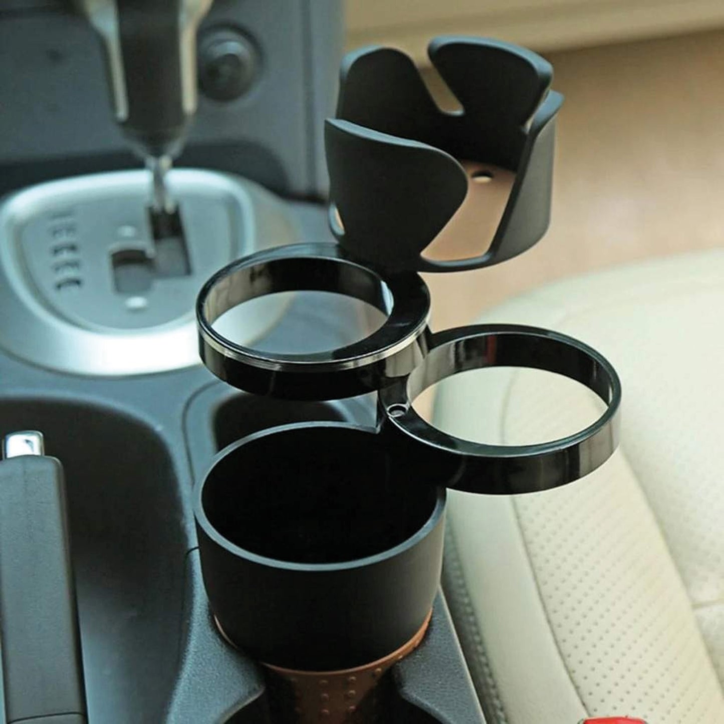 Car Interior Functional Cup Holder Organizer Multi-Purpose
