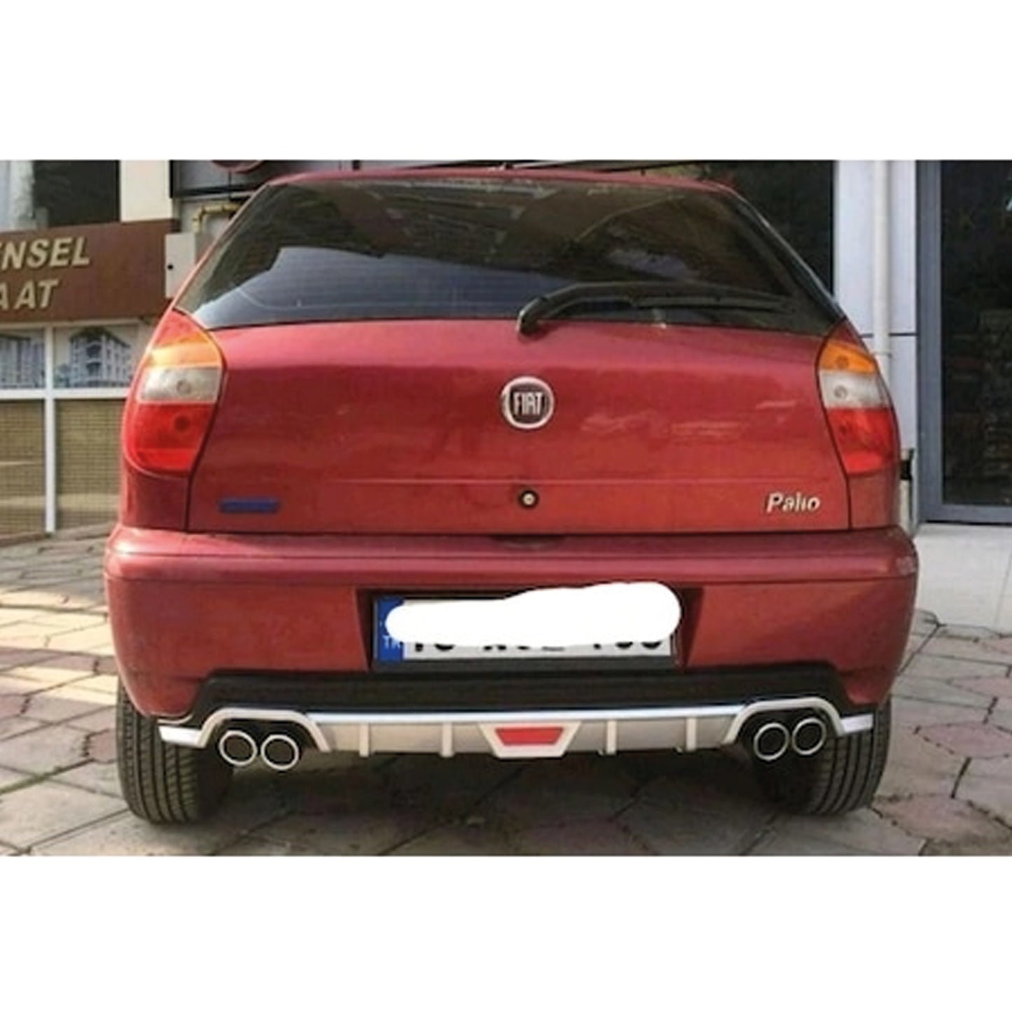 Rear Diffuser for UNI Type CO Model Custom Style Car Styling Diffüser Rear Body Kit Spoiler Bumper Lip Splitter
