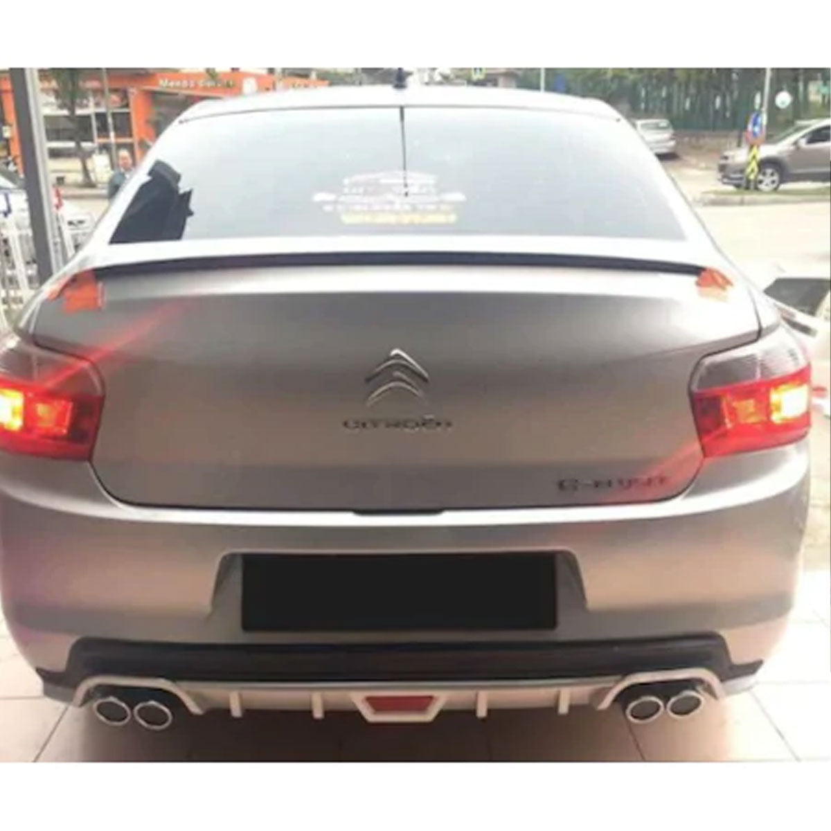 Rear Diffuser for UNI Type CO Model Custom Style Car Styling Diffüser Rear Body Kit Spoiler Bumper Lip Splitter