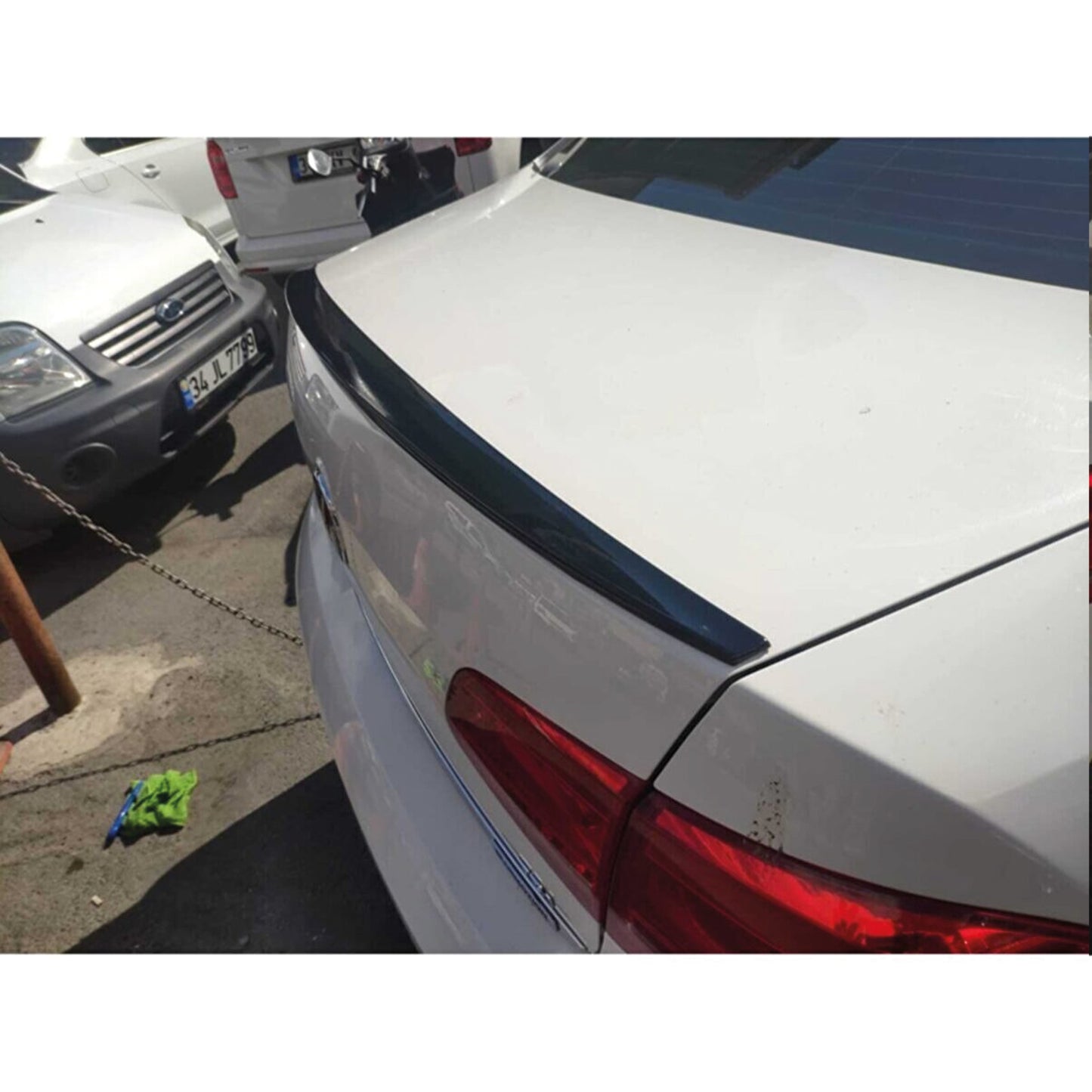 Aileron arrière pour VW Passat B7 2010 2014 en plastique dur ABS