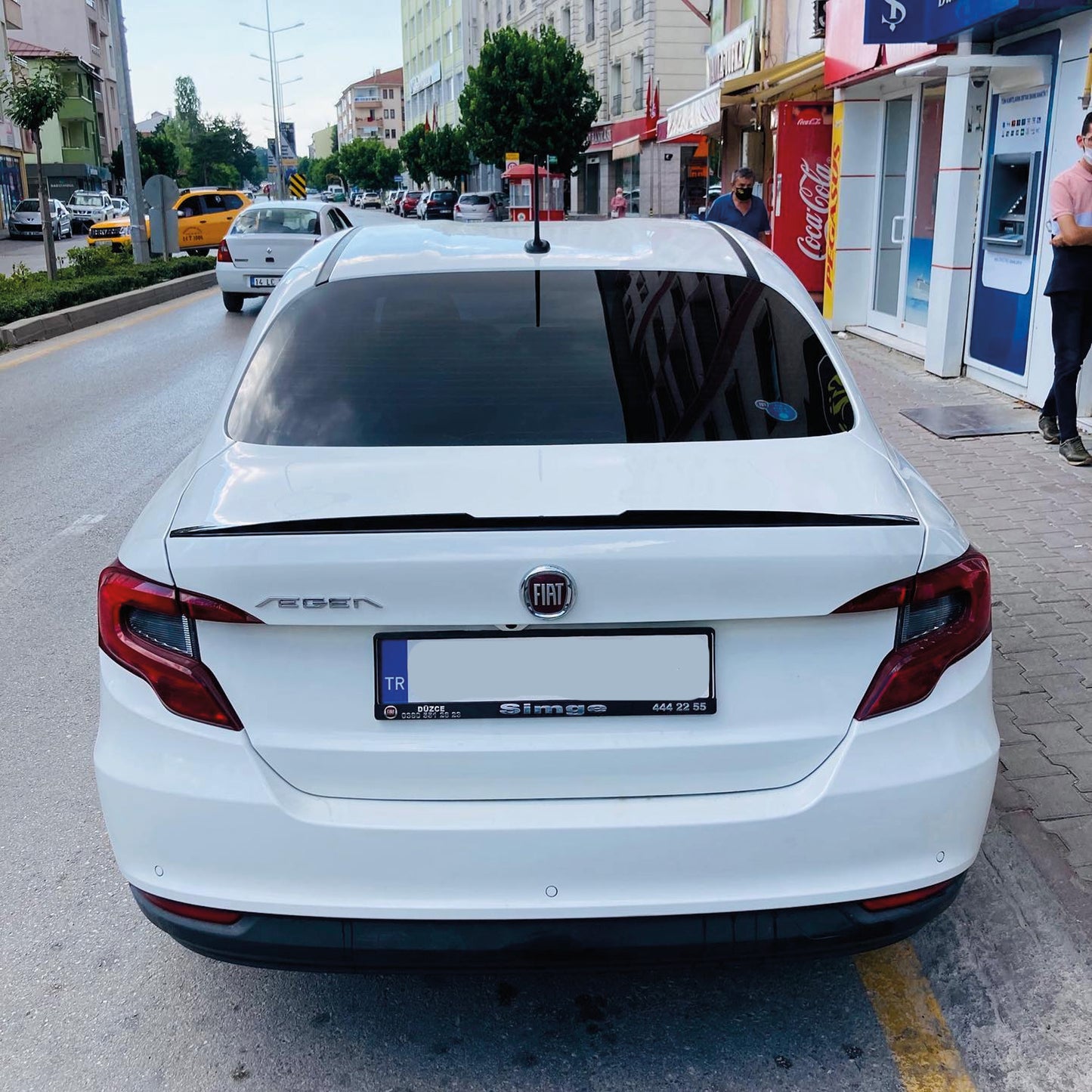 Rear Spoiler For Fiat Tipo Egea Dodge Neon 2015 2020 ABS Hard Plastic