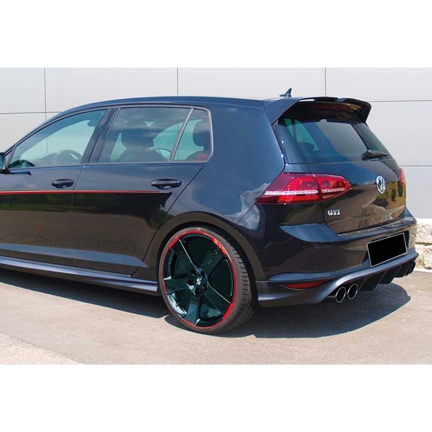 Rear Spoiler For VW Golf 7 2012 2019 Mk7 Mk7 FL ABS Plastic