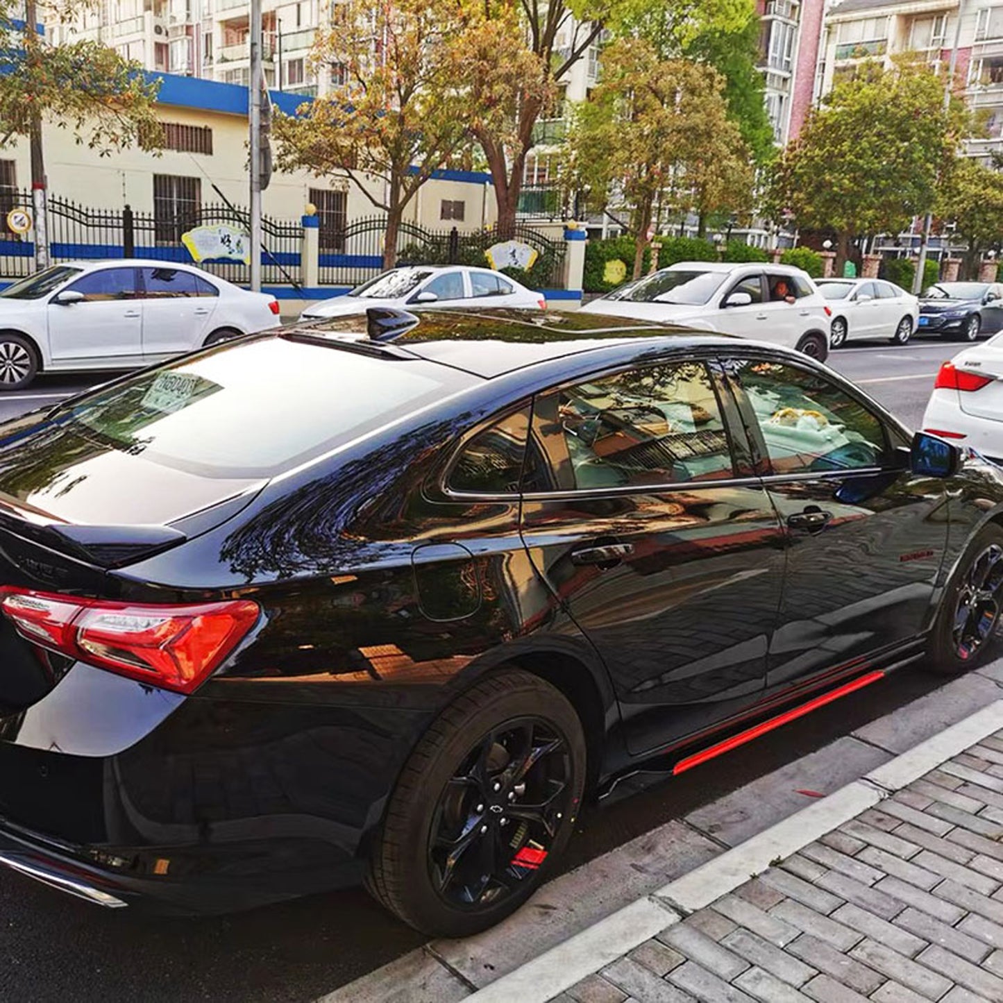 AutoVision Universal Side Skirts 8pcs All Cars Universal Model