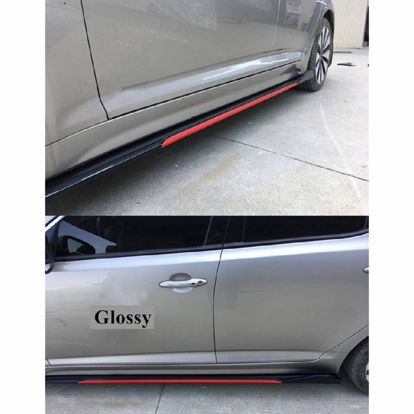 AutoVision Universal Side Skirts 8pcs All Cars Universal Model