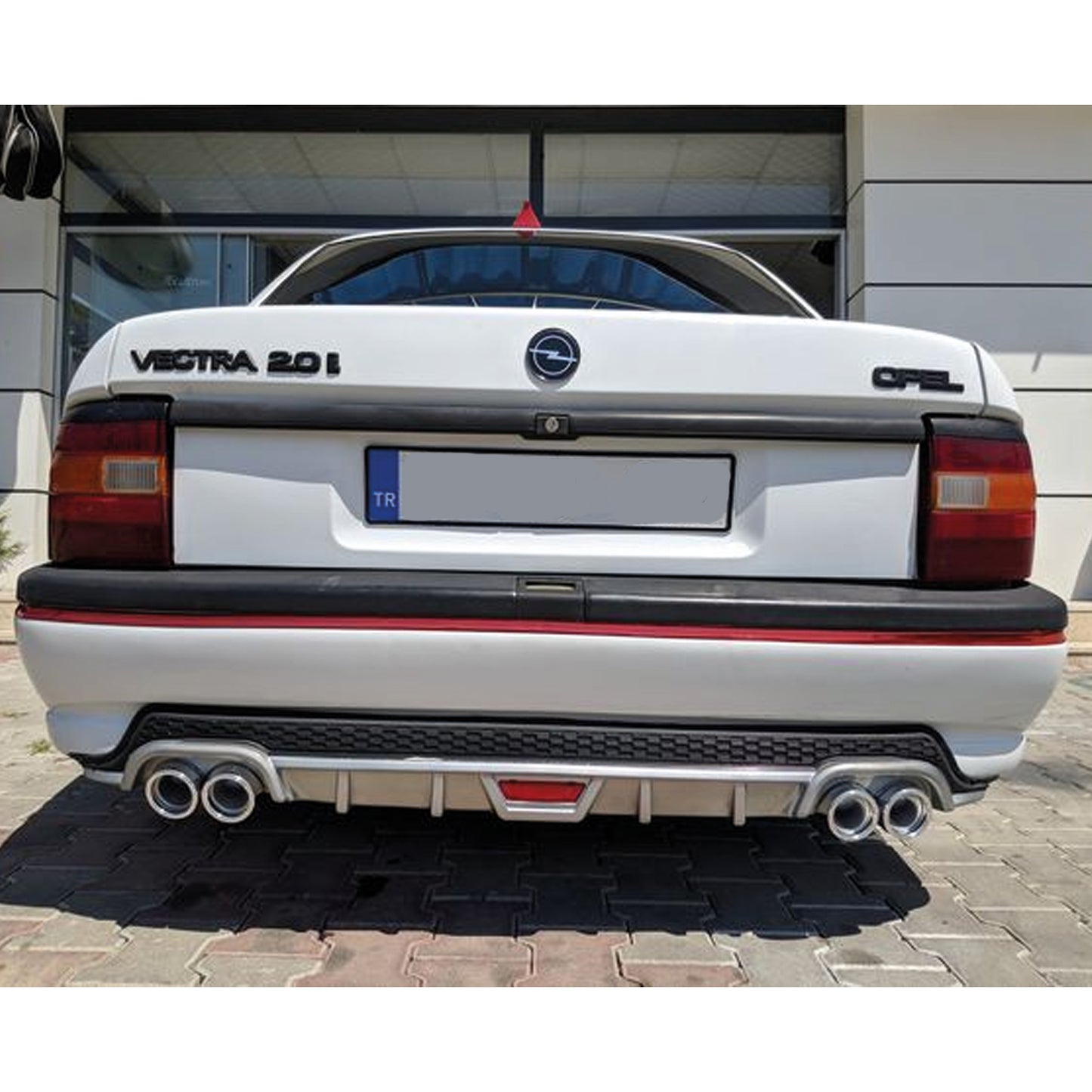 Rear Diffuser for UNI Type CO Model Custom Style Car Styling Diffüser Rear Body Kit Spoiler Bumper Lip Splitter