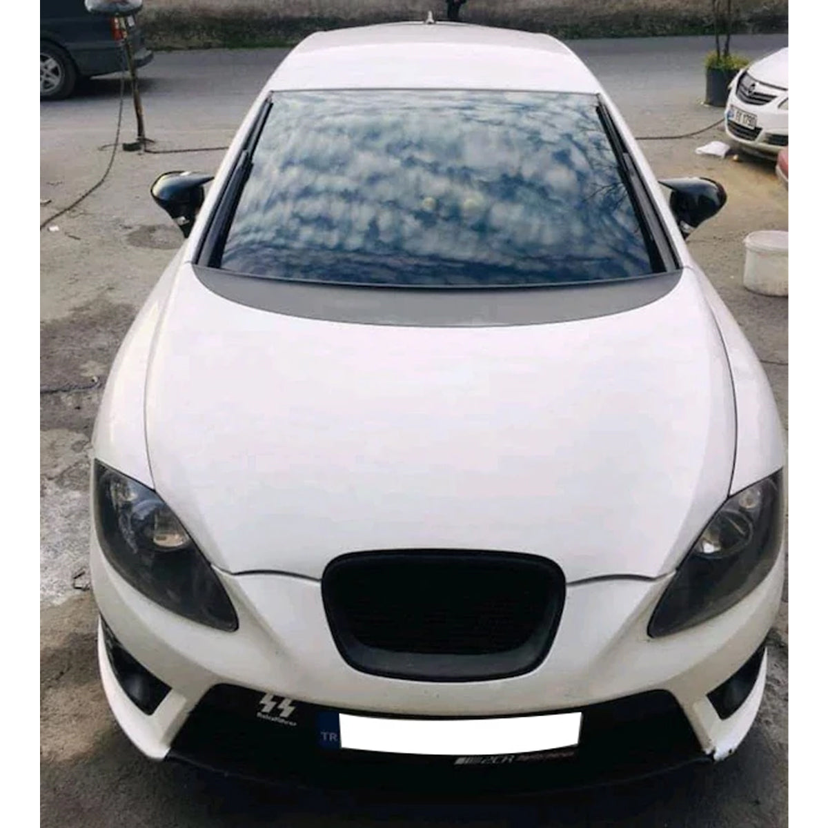 Coque de rétroviseur pour Seat Leon MK 2.5 2009 - 2012 Accessoire Noir brillant MODÈLE BAT