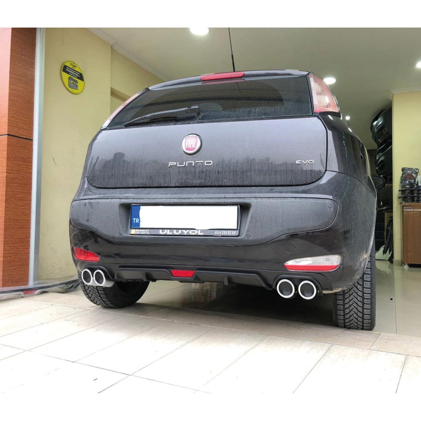 Rear Diffuser for UNI Type U Model Custom Style Car Styling Diffüser Rear Body Kit Spoiler Bumper Lip Splitter