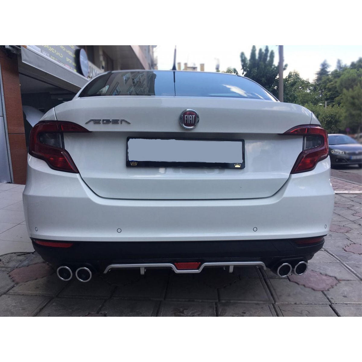 Rear Diffuser for UNI Type U Model Custom Style Car Styling Diffüser Rear Body Kit Spoiler Bumper Lip Splitter