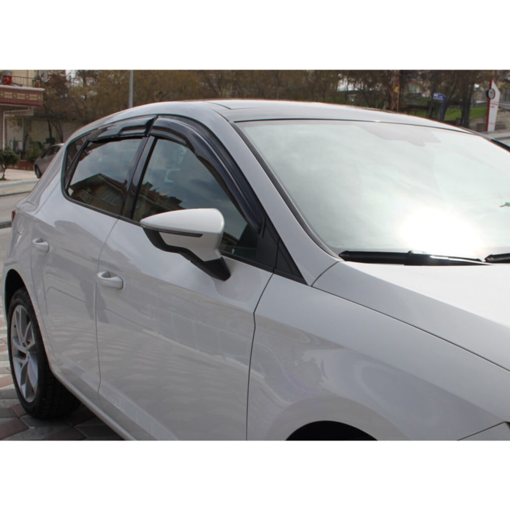 AutoVision Pare-brise pour Seat Leon MK3 2003-2020 Déflecteur de vent de fenêtre Pare-pluie Pare-soleil Accessoires de pare-soleil