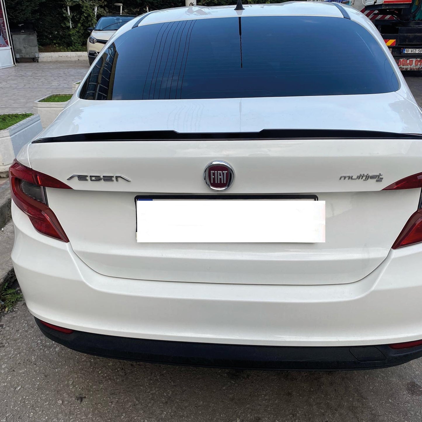 Rear Spoiler For Fiat Tipo Egea Dodge Neon 2015 2020 ABS Hard Plastic