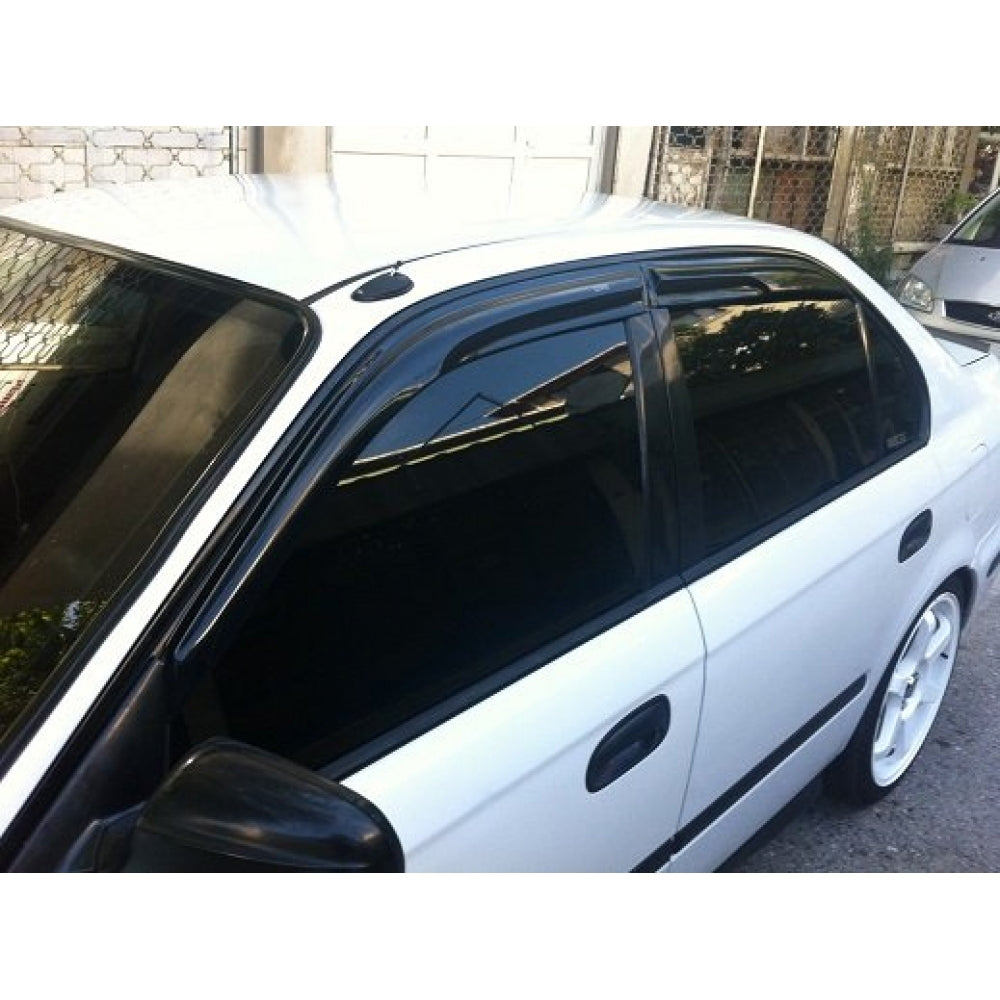 AutoVision Pare-brise pour Honda Civic ies 1996-2000 Déflecteur de vent de fenêtre Pare-pluie Pare-soleil Accessoires de pare-soleil