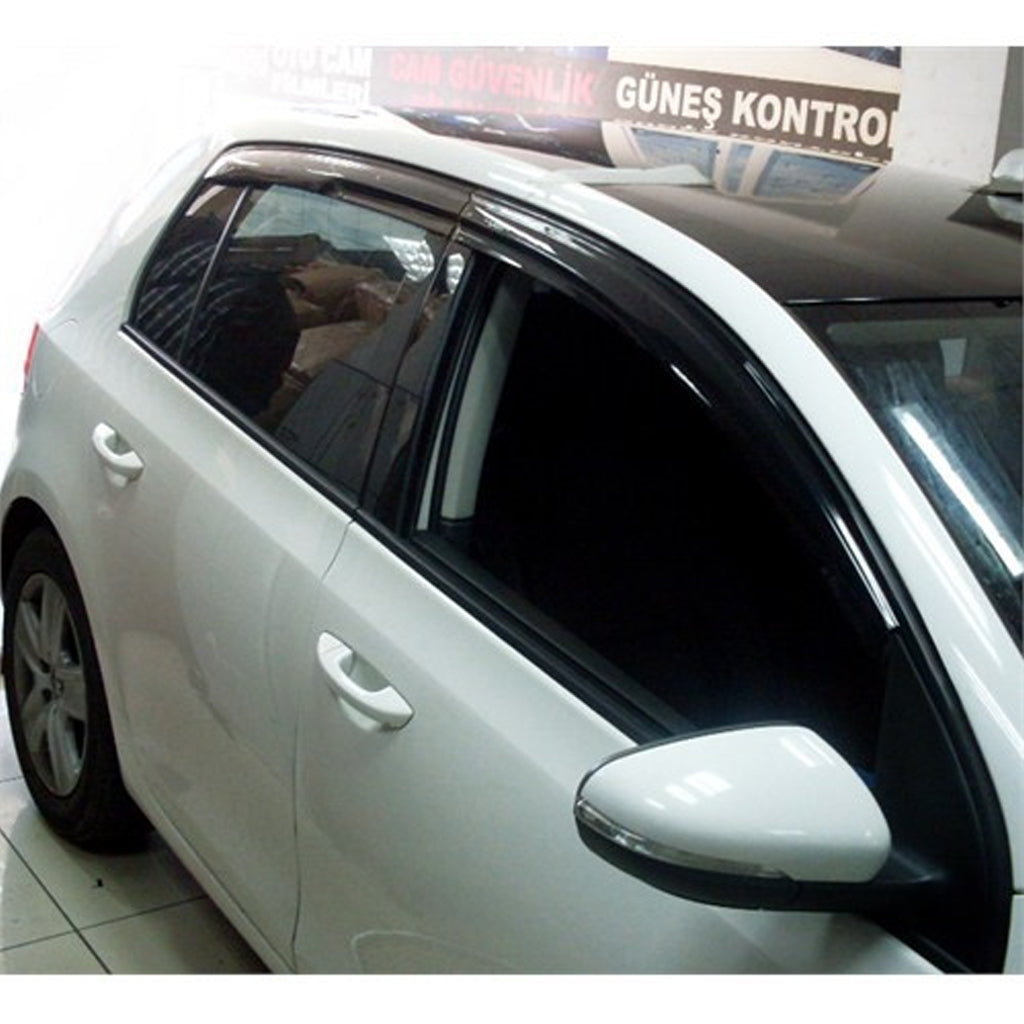 AutoVision Pare-brise pour VW Golf 6 2009-2012 Déflecteur de vent de fenêtre Pare-pluie Pare-soleil Accessoires de pare-soleil