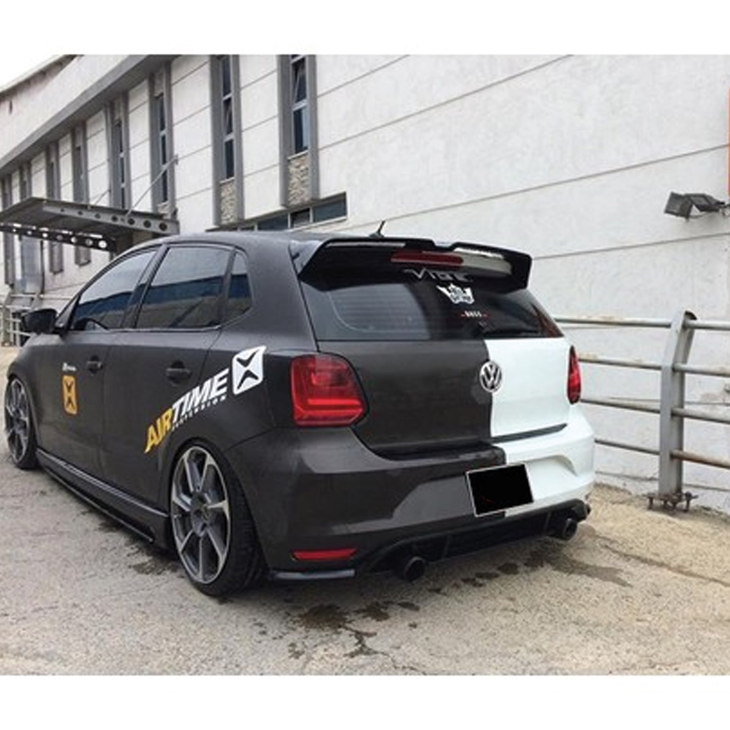 Rear Spoiler For VW Polo MK5 2009 2017 ABS Plastic