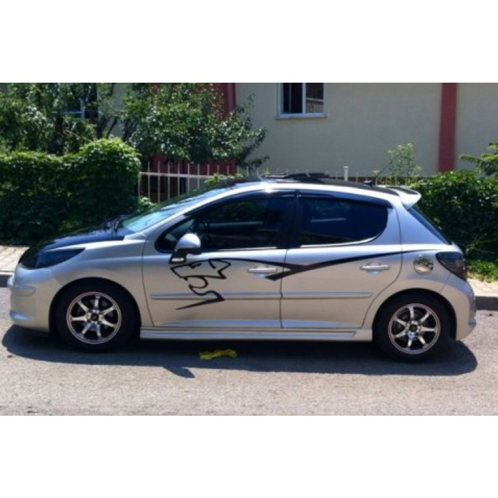 AutoVision Window Visor for Peugeot 207 2005-2012 Window Wind Deflector Rain Guard Visor Awnings Accessories