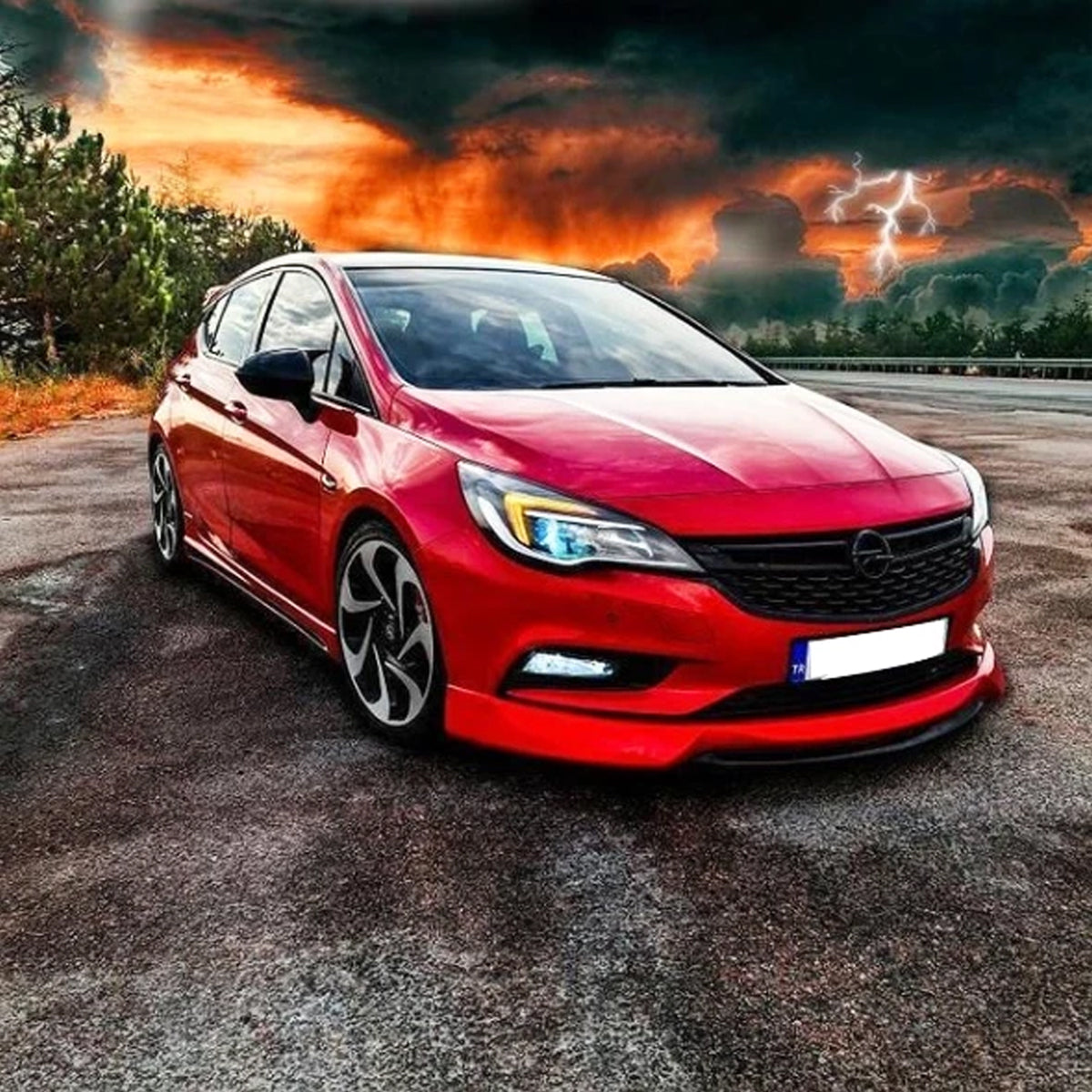Mirror Cover For Opel Vauxhall Astra K 2015-2020 Accessory Bright Black BAT MODEL