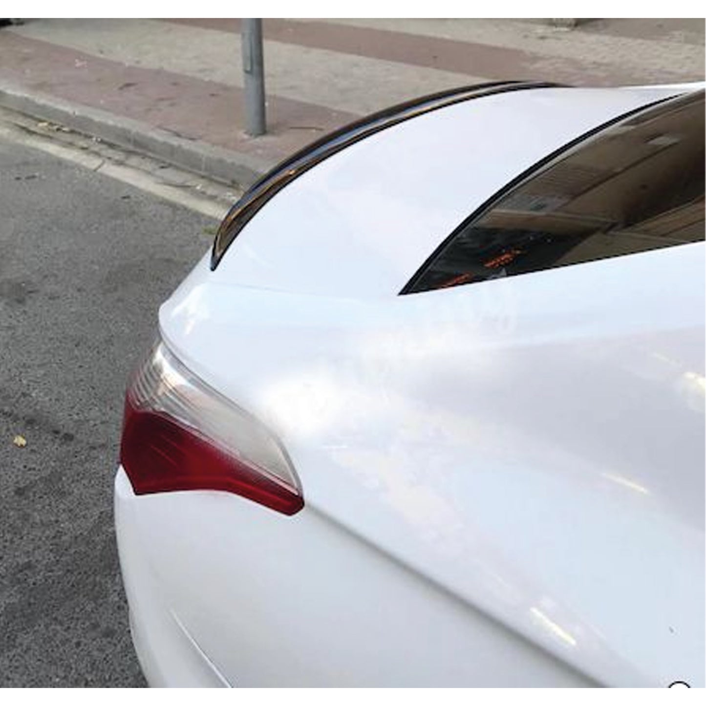 Rear Spoiler For Citroen C Elysee 2012 2019 ABS Hard Plastic