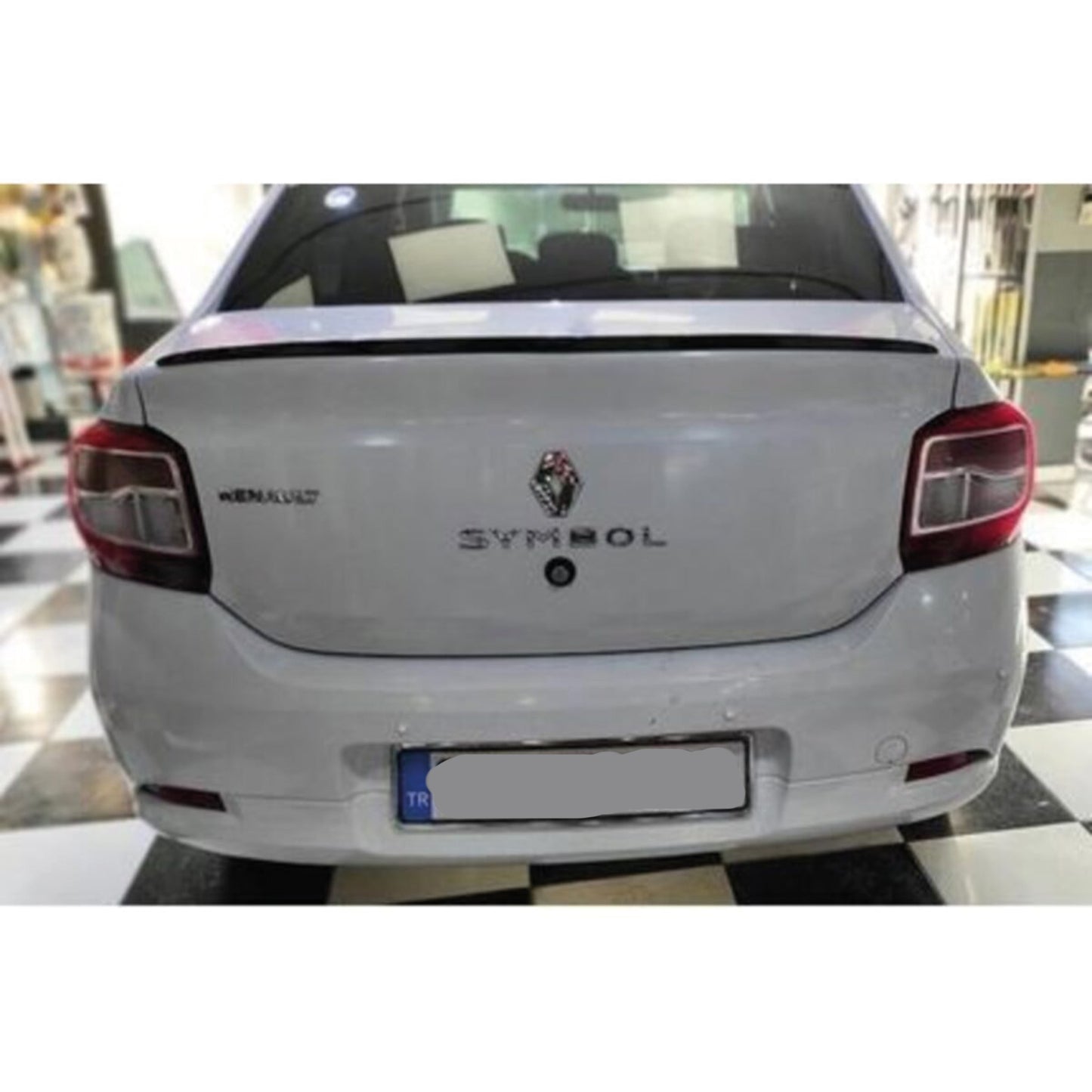 Rear Spoiler For Renault Symbol 2013 2020 ABS Hard Plastic