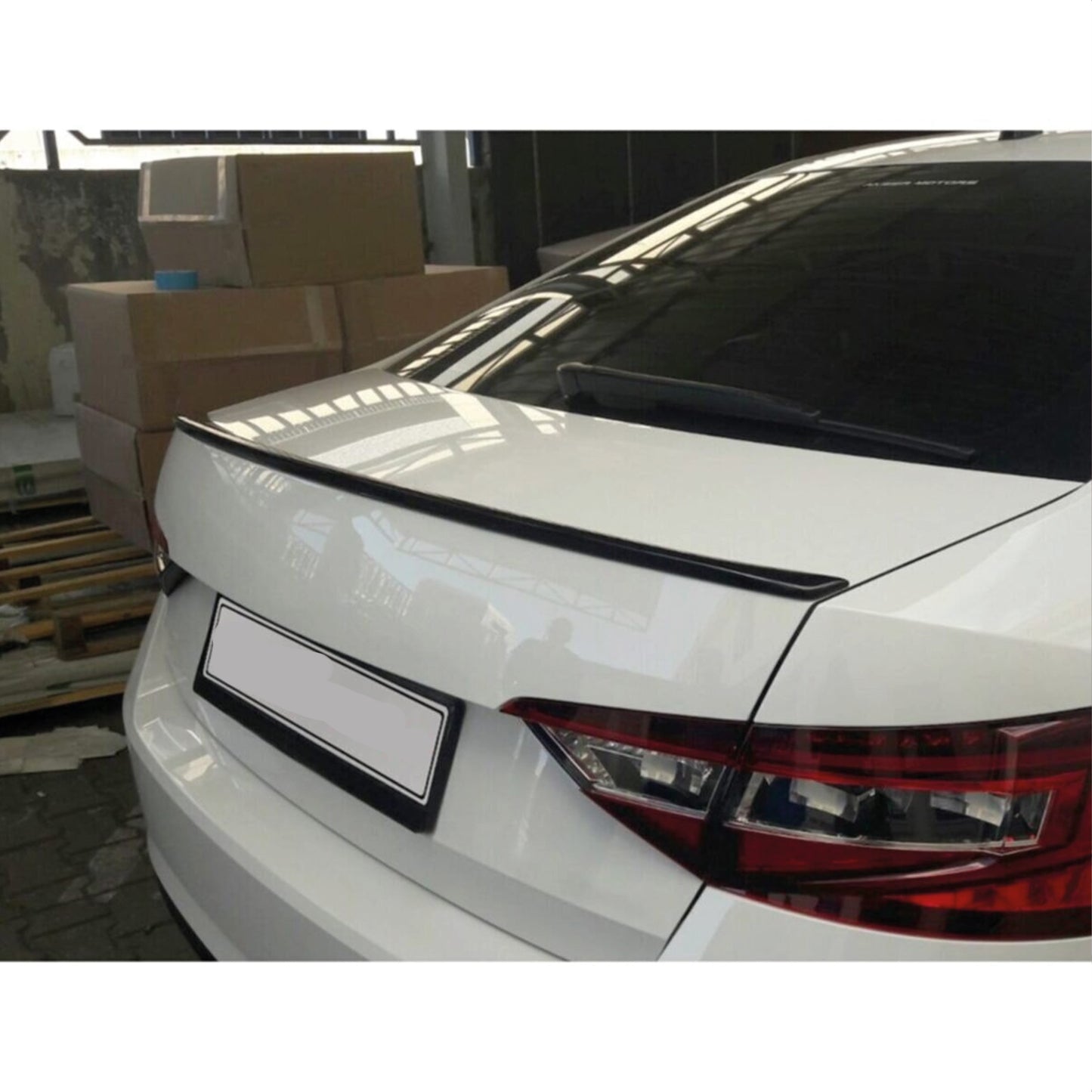 Aileron arrière pour Skoda Super B 2015 2019 en plastique dur ABS