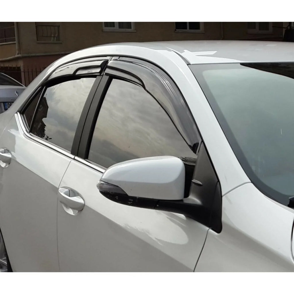 AutoVision Window Visor for Toyota Corolla 2013-2017 Window Wind Deflector Rain Guard Visor Awnings Accessories
