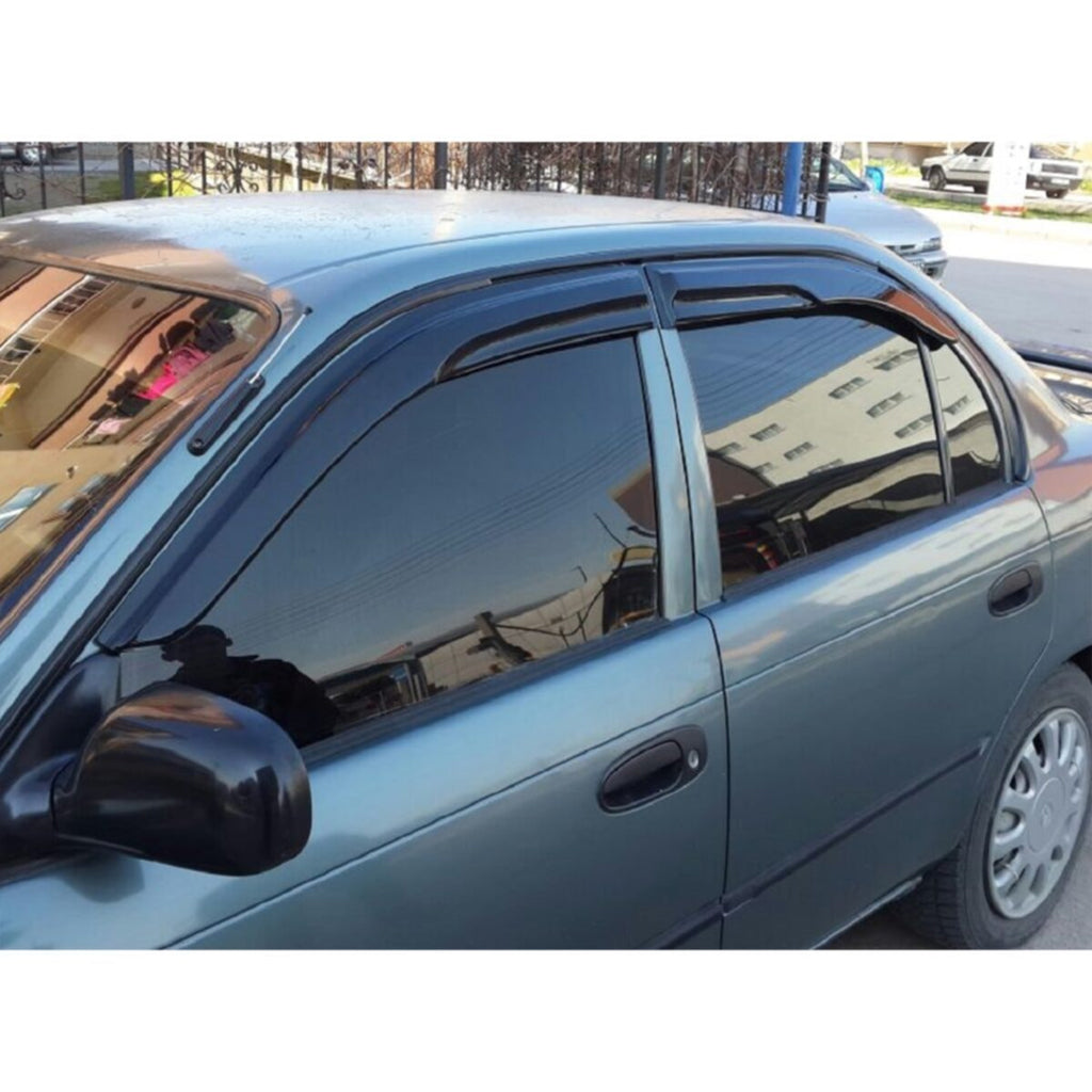 AutoVision Window Visor for Toyota Corolla 1993-1998 Window Wind Deflector Rain Guard Visor Awnings Accessories