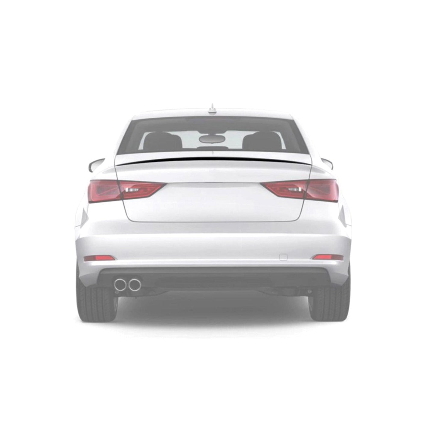 Aileron arrière pour Audi A3 Sedan 2013 2019 en plastique dur ABS
