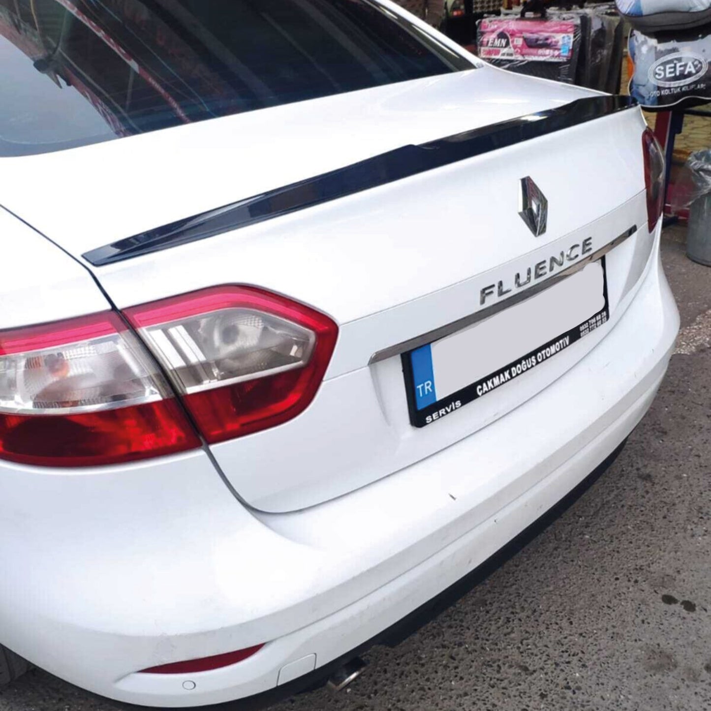 Rear Spoiler For Renault Fluence 2009 2016 ABS Hard Plastic