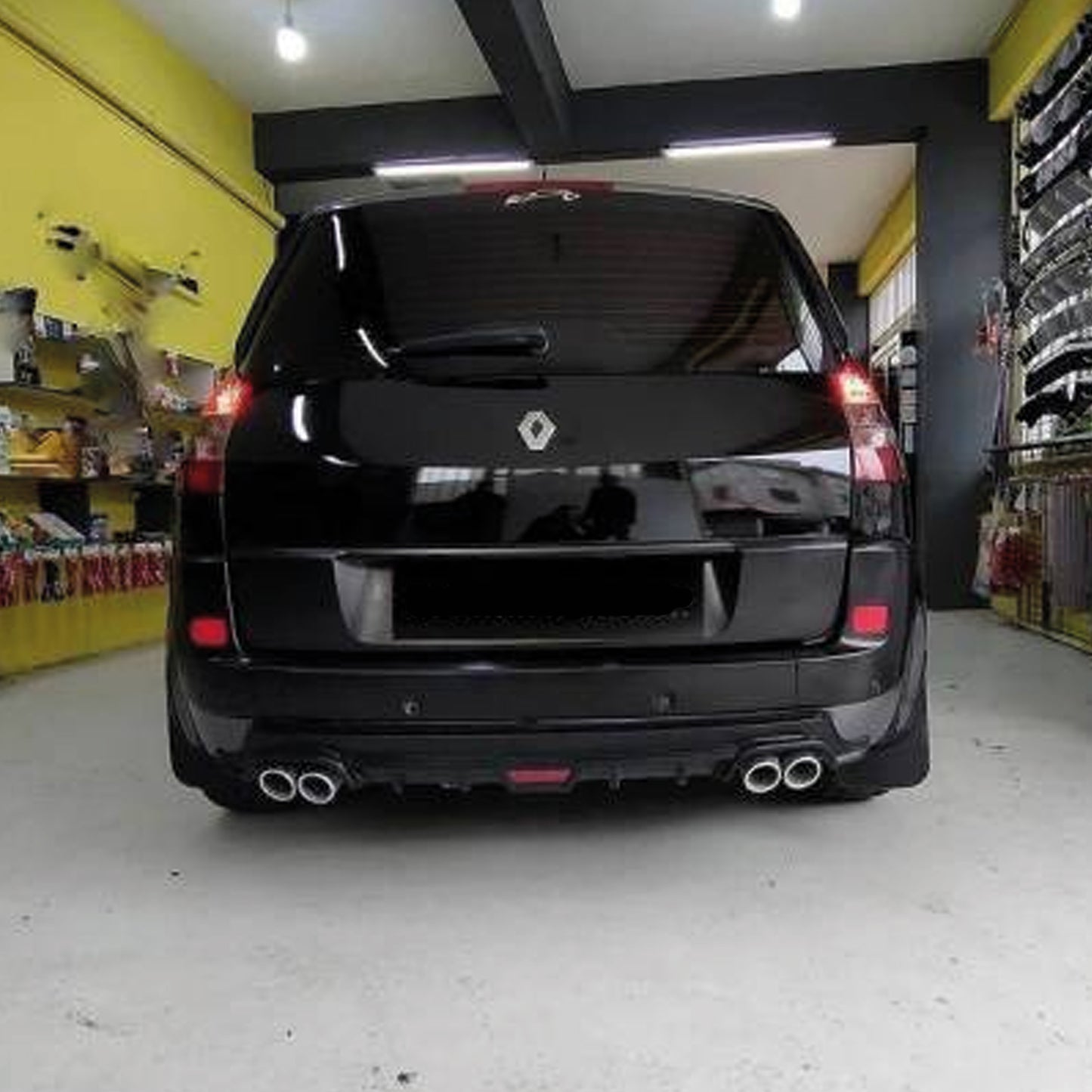 Rear Diffuser for UNI Type CO Model Custom Style Car Styling Diffüser Rear Body Kit Spoiler Bumper Lip Splitter