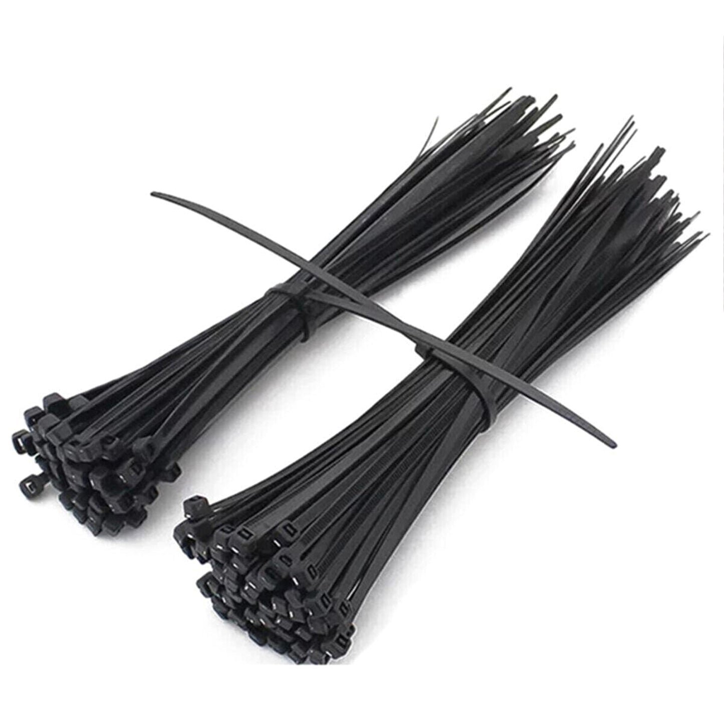 Cable Tie Plastic Velcro Clamp Black 4,8 x 200 100 Pcs x10 Unit Plastic Clamp