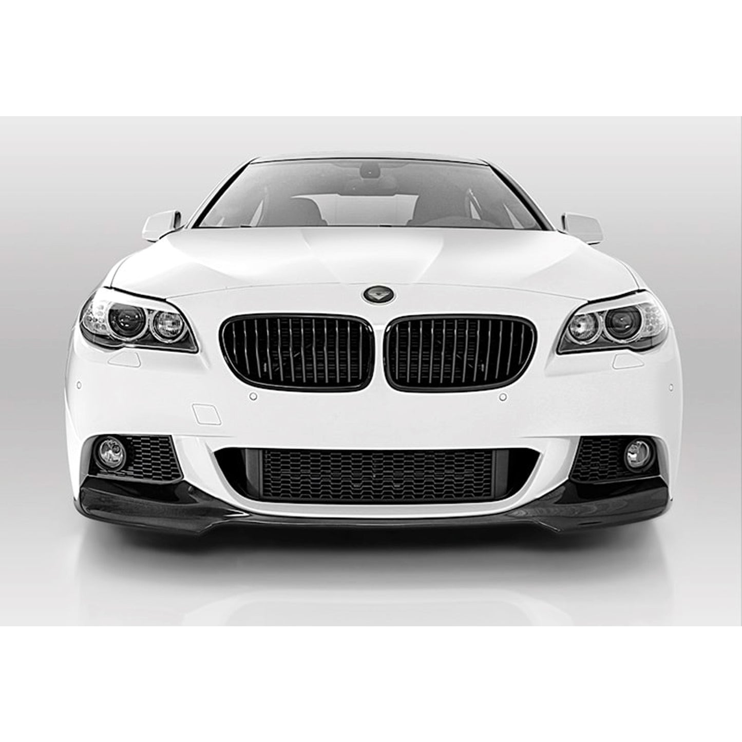 Autovision for BMW F10 2010 2017 Front Bumper Lip Piano Black Vacuum