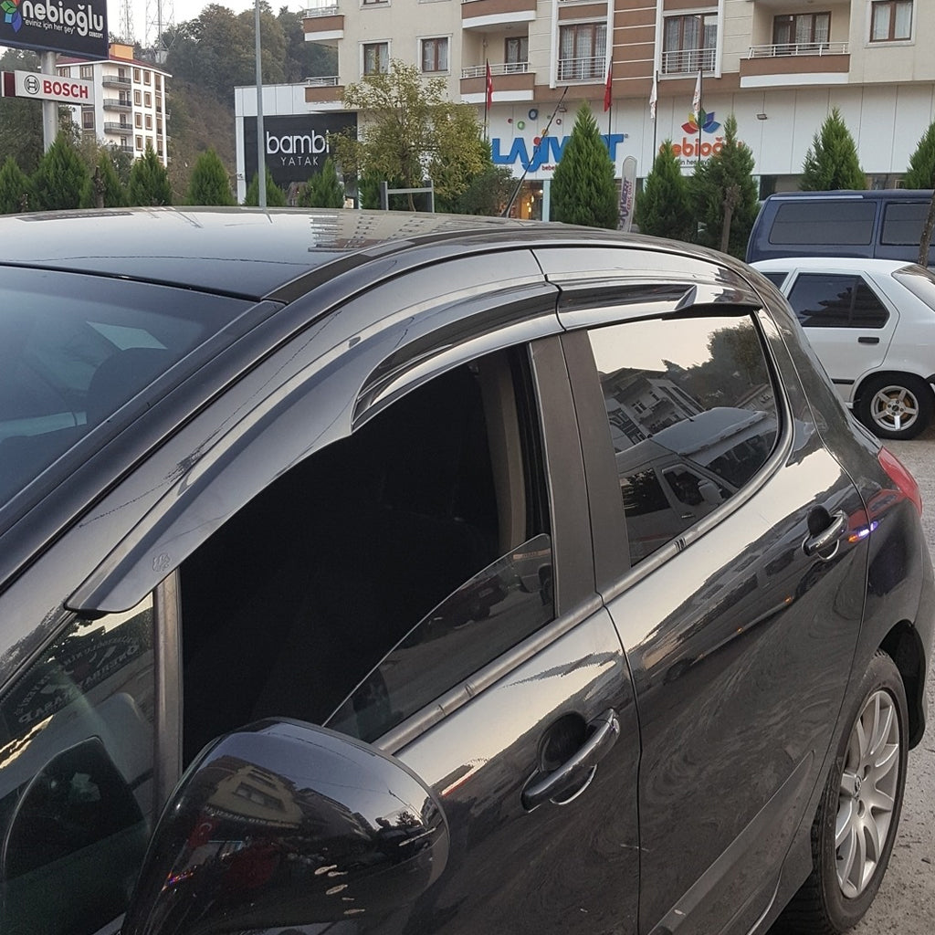 AutoVision Pare-brise pour Peugeot 308 2007-2013 Déflecteur de vent de fenêtre Pare-pluie Pare-soleil Accessoires
