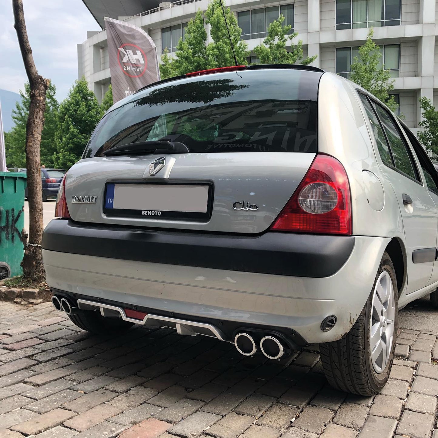 Rear Diffuser for UNI Type U Model Custom Style Car Styling Diffüser Rear Body Kit Spoiler Bumper Lip Splitter