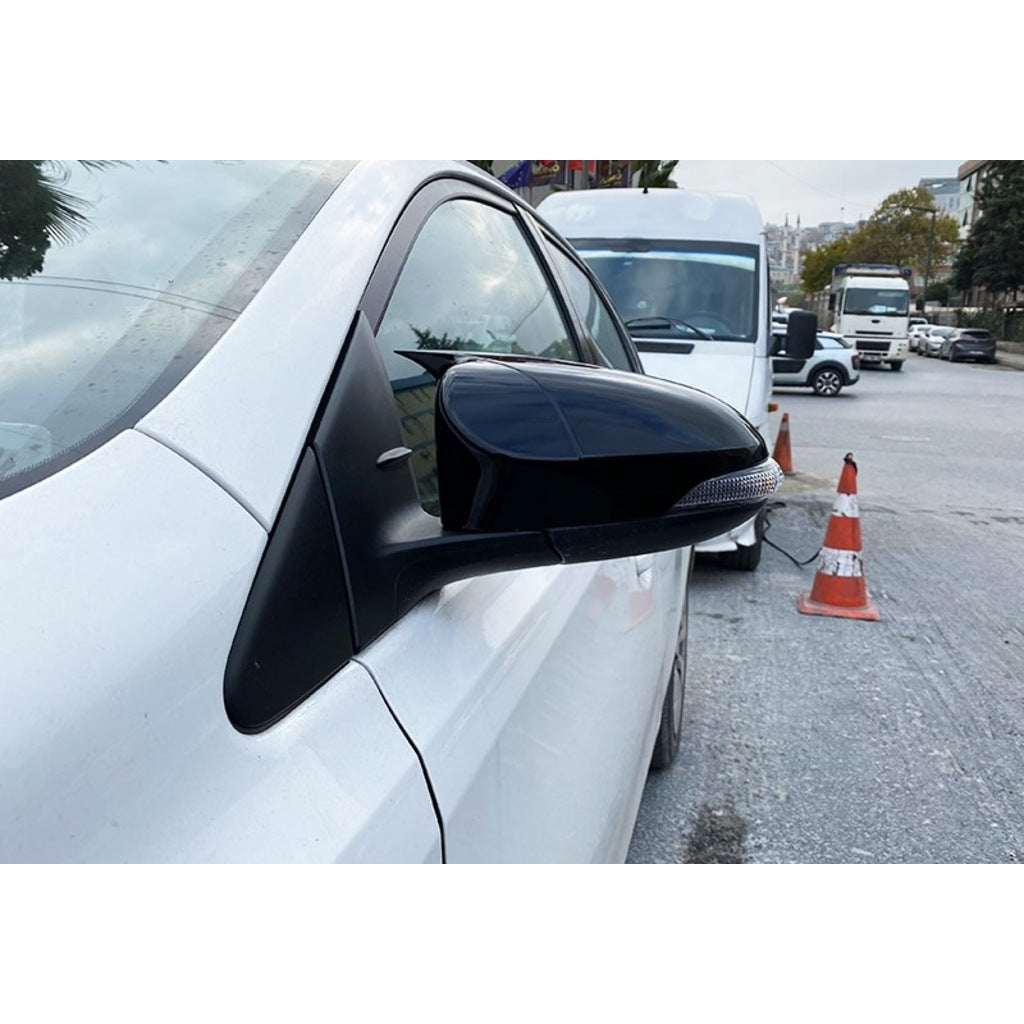 Mirror Cover For Toyota Avensis 2015-2018 Accessory Bright Black BAT MODEL