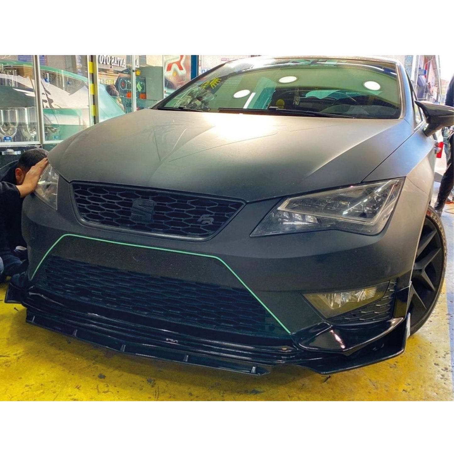AutoVision B Model 3Pcs Front Bumper Lip All Cars Universal Model