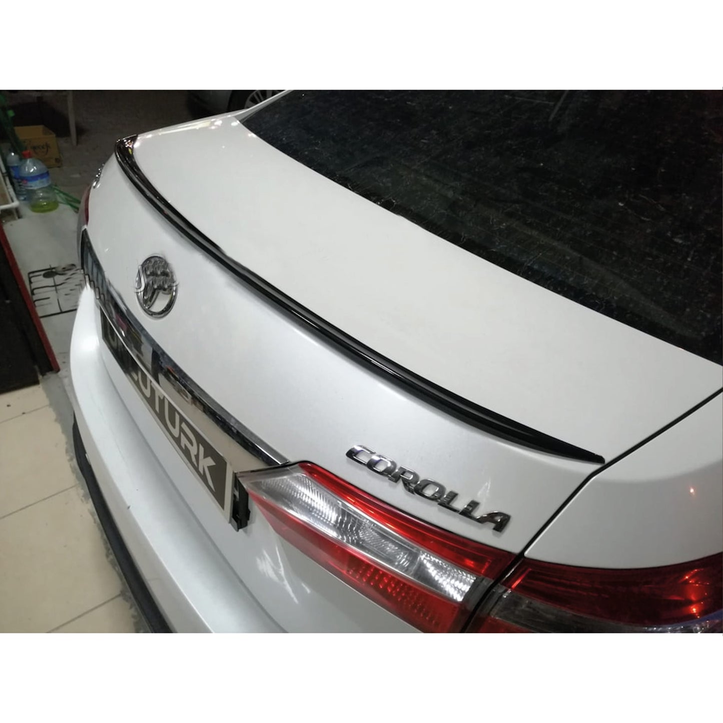 Aileron arrière pour Toyota Corolla 2013 2017 en plastique dur ABS