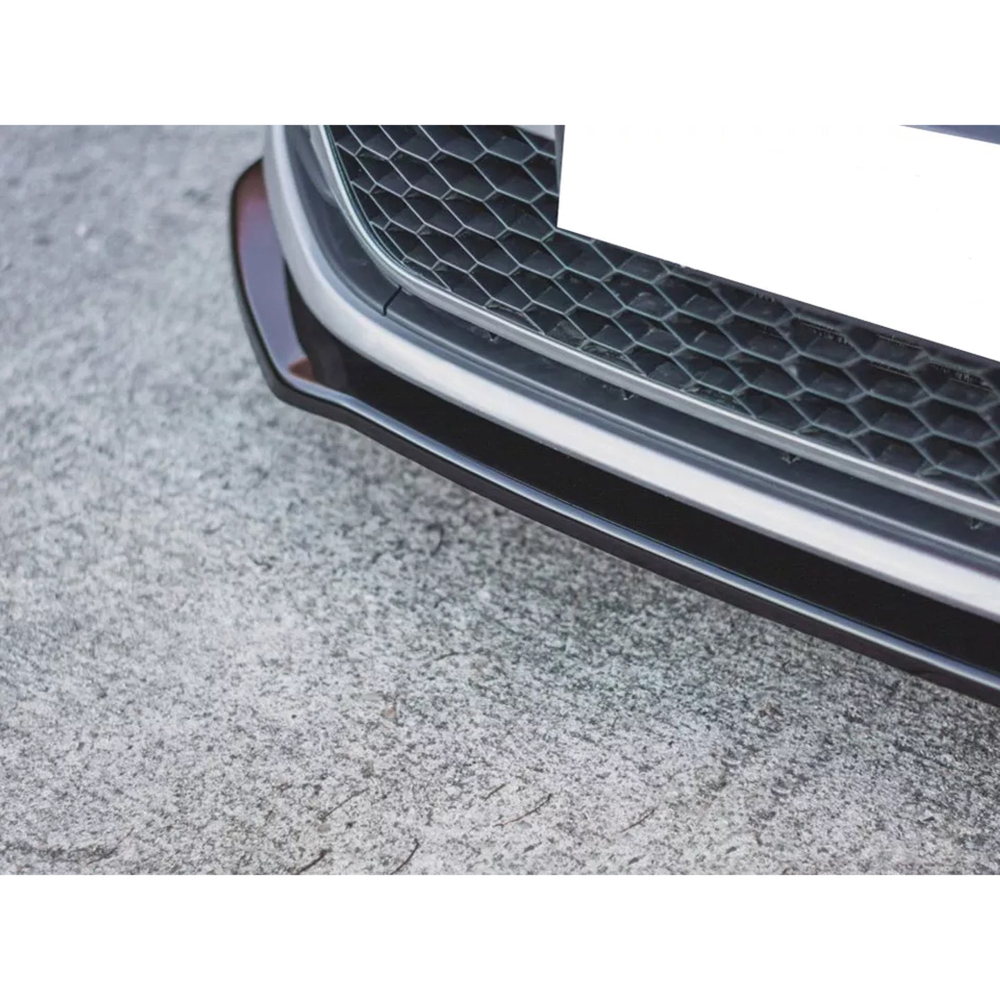 Autovision for Volkswagen Golf MK7 GTI 2013 2016 Front Bumper Lip Piano Black Vacuum