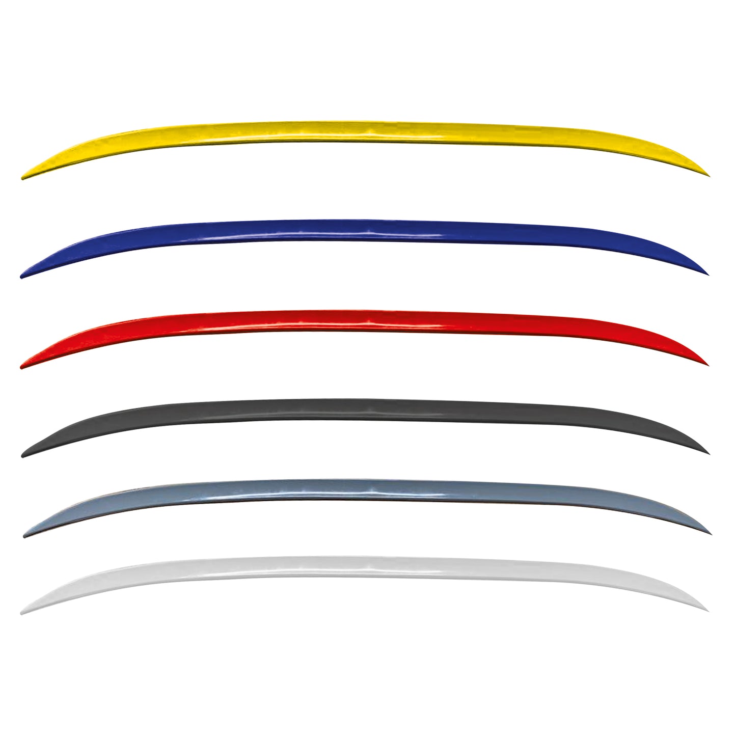 Aileron arrière pour tous les modèles Aileron de coffre en plastique noir brillant Options de couleur