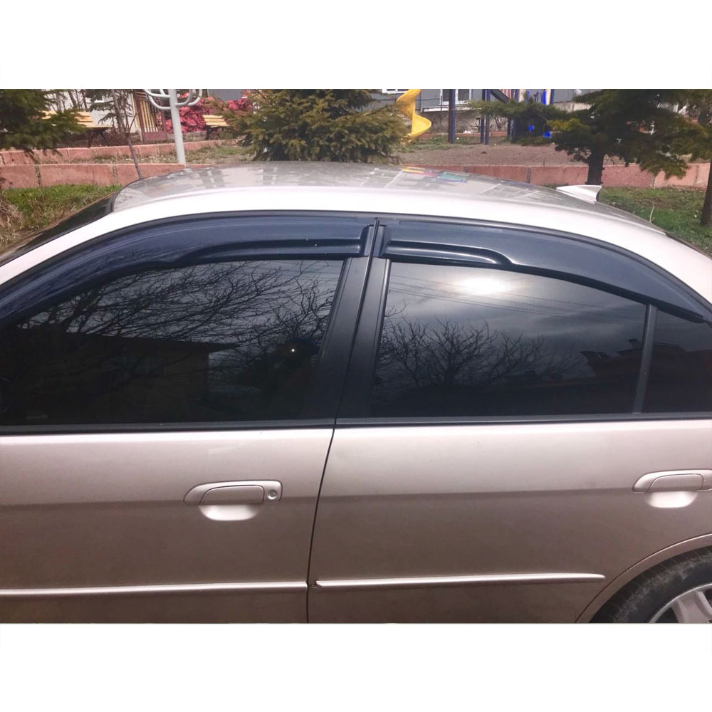 AutoVision Pare-brise pour Honda Civic 2001-2006 Déflecteur de vent de fenêtre Pare-pluie Pare-soleil Accessoires de pare-soleil