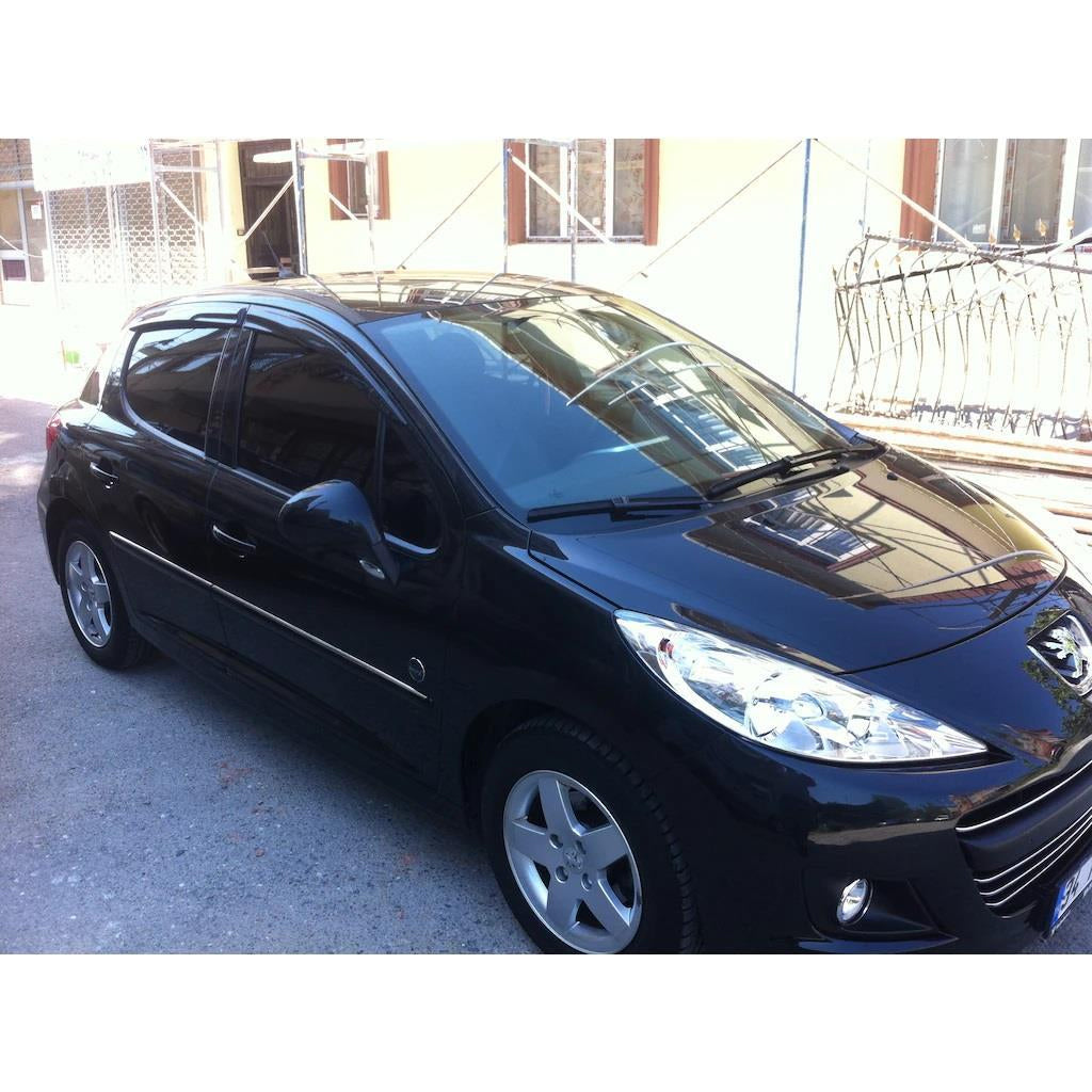 AutoVision Window Visor for Peugeot 207 2005-2012 Window Wind Deflector Rain Guard Visor Awnings Accessories
