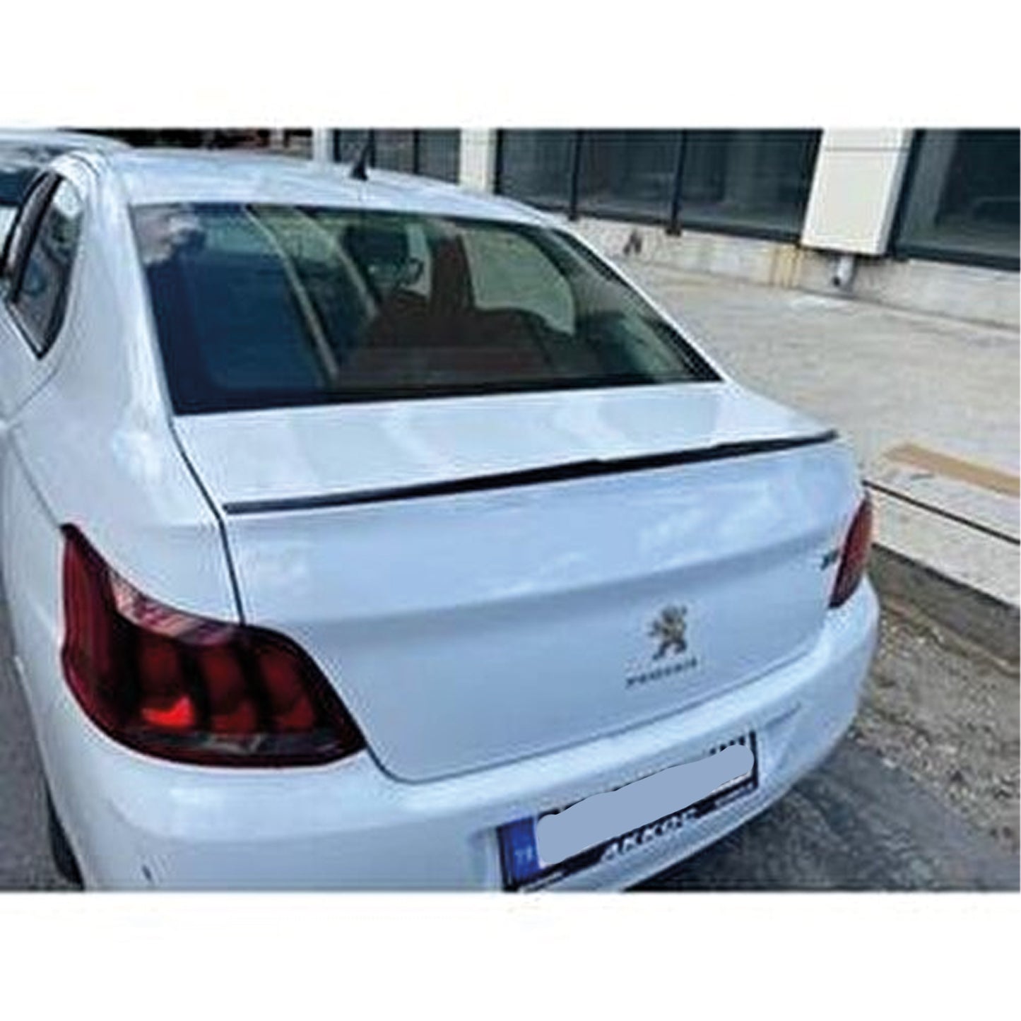 Aileron arrière pour Peugeot 301 2012 2019 en plastique dur ABS