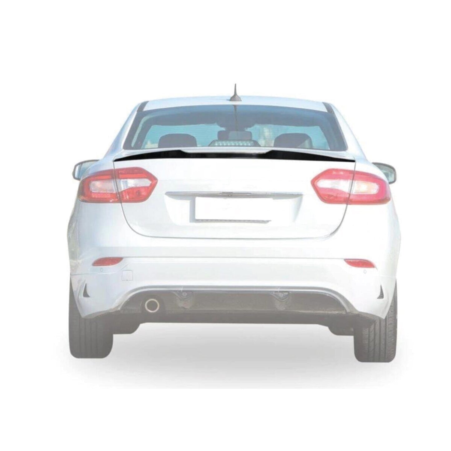 Rear Spoiler For Renault Fluence 2009 2016 ABS Hard Plastic