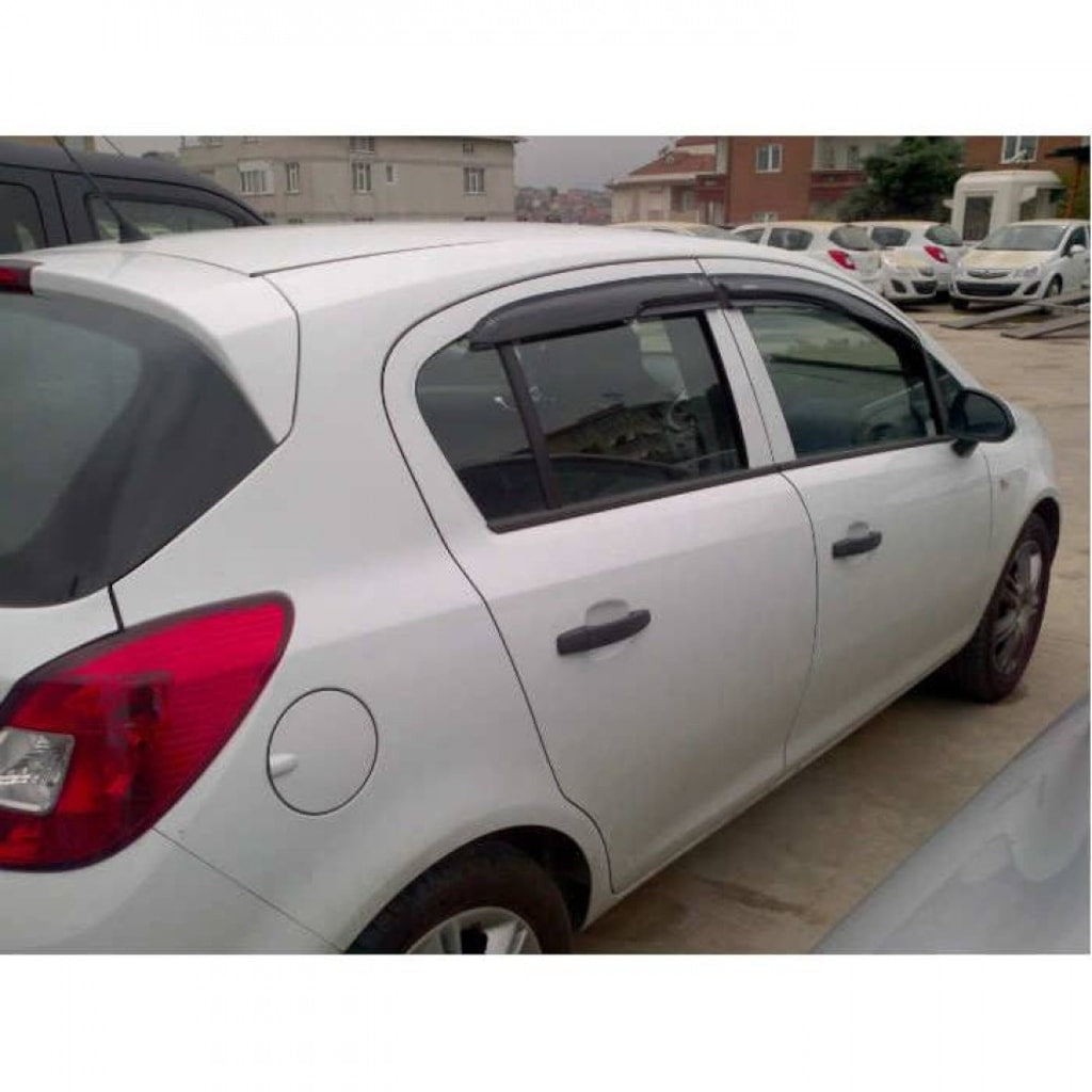 AutoVision Window Visor for Opel Vauxhall Corsa D 2006 2014 Window Wind Deflector Rain Guard Visor Awnings Accessories