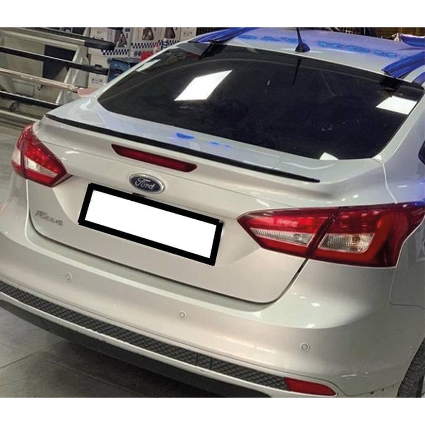Aileron arrière pour Ford Focus 3/4 SD 2011 2017 en plastique dur ABS