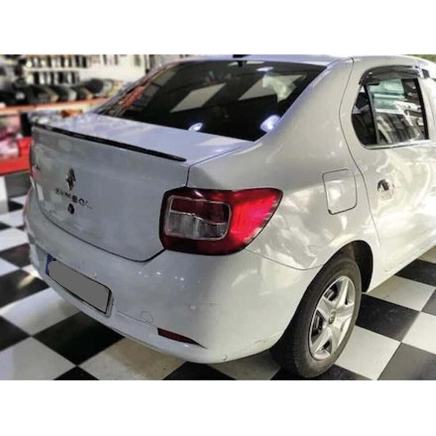 Rear Spoiler For Renault Symbol 2013 2020 ABS Hard Plastic