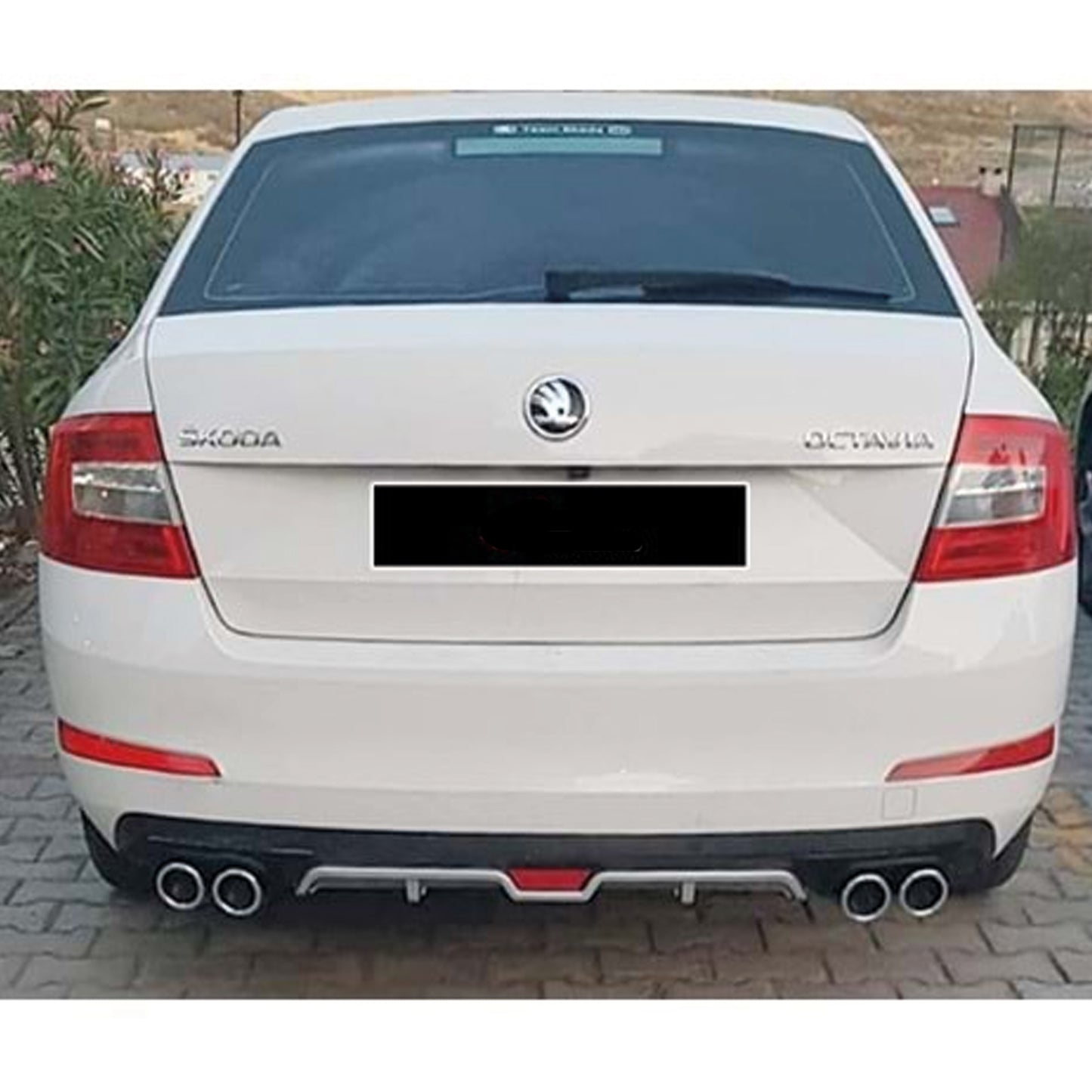 Rear Diffuser for UNI Type U Model Custom Style Car Styling Diffüser Rear Body Kit Spoiler Bumper Lip Splitter