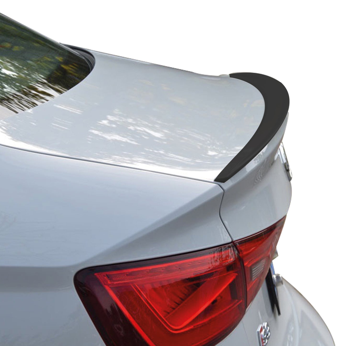 Aileron arrière pour Audi A3 Sedan 2013 2019 en plastique dur ABS