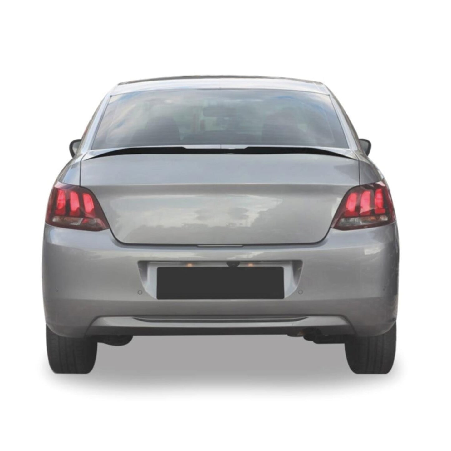 Aileron arrière pour Peugeot 301 2012 2019 en plastique dur ABS