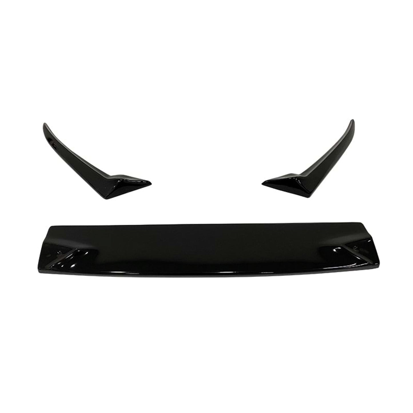 Autovision for VW Golf MK6 R 2008 2012 Front Bumper Lip Piano Black Vacuum